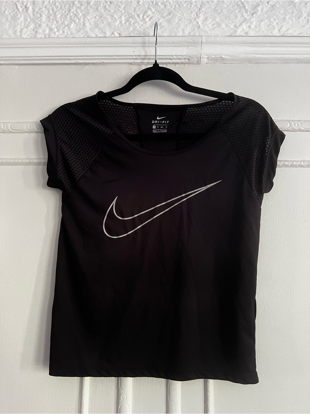 Nike Dri-FIT Black Short Sleeve Performance Top